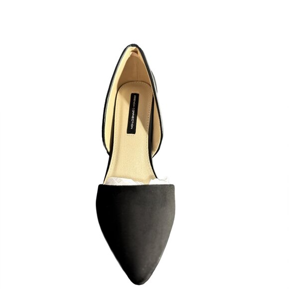 French Connection Dorsay Black Pointy Toe Pumps 👠 Size 9 New - Picture 3 of 3